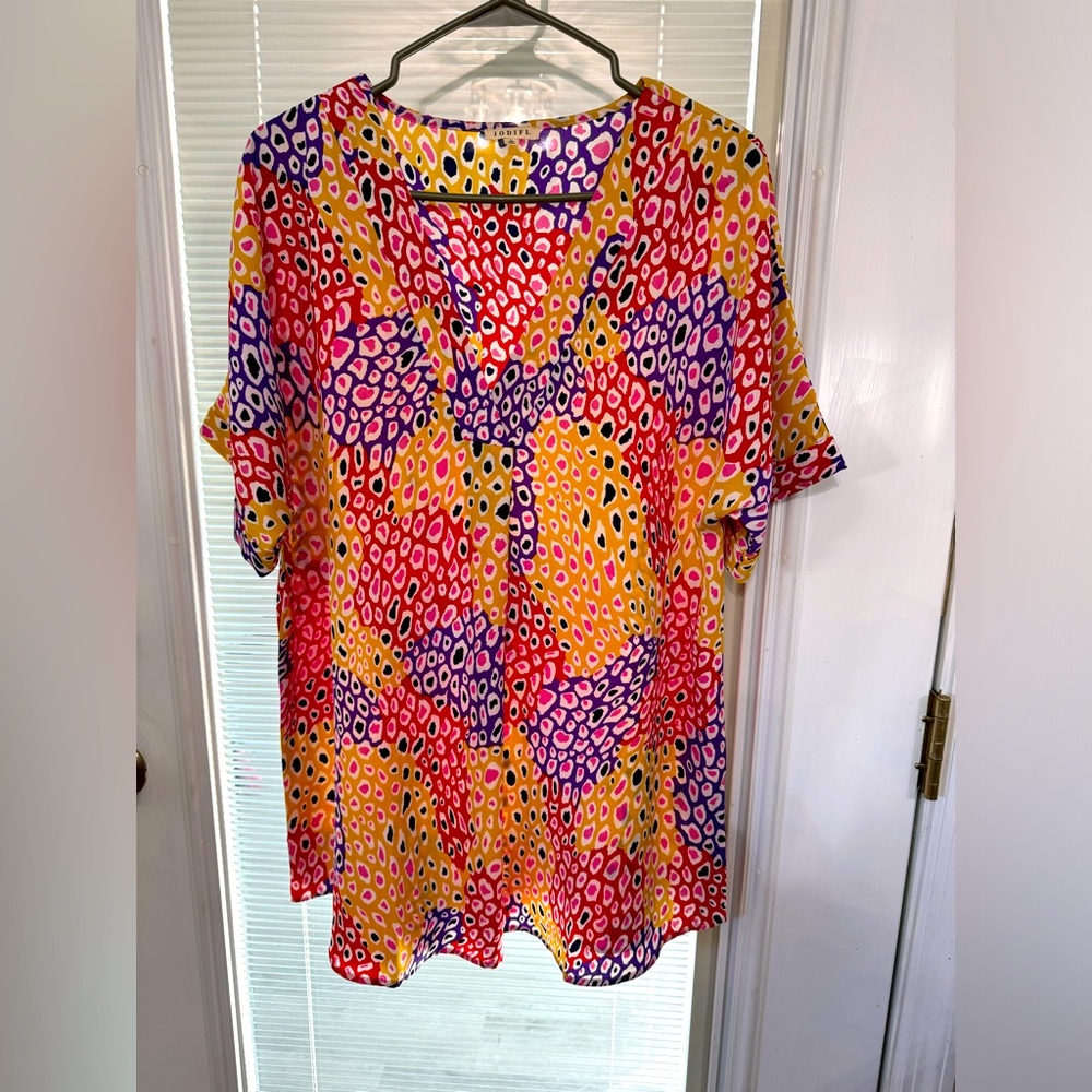 Boutique Leopard Print Tunic